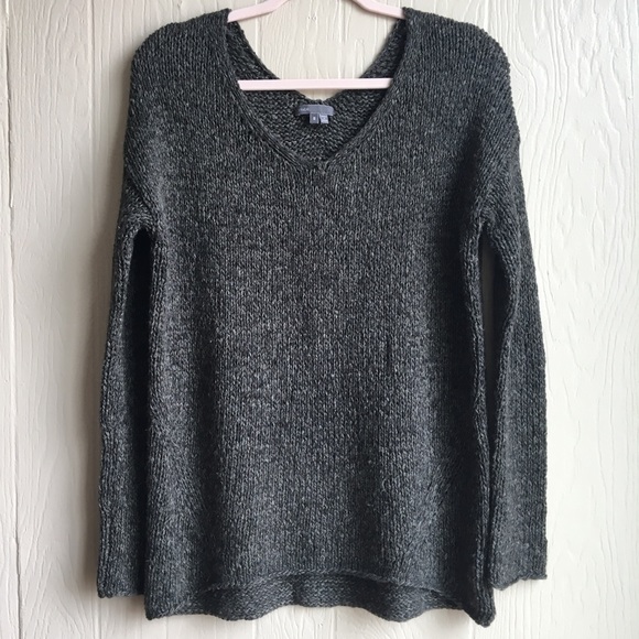 Vince Sweaters - Vince Alpaca Blend V-Neck Casual Sweater